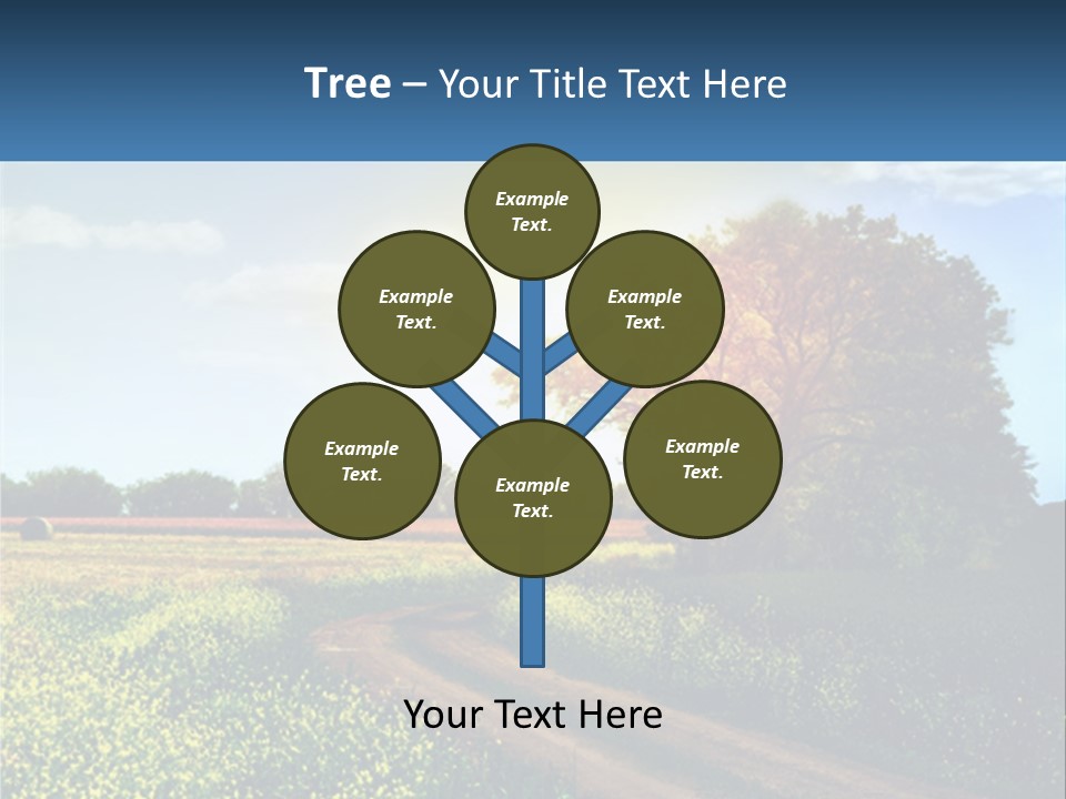 Scenics Sky Horizontal PowerPoint Template