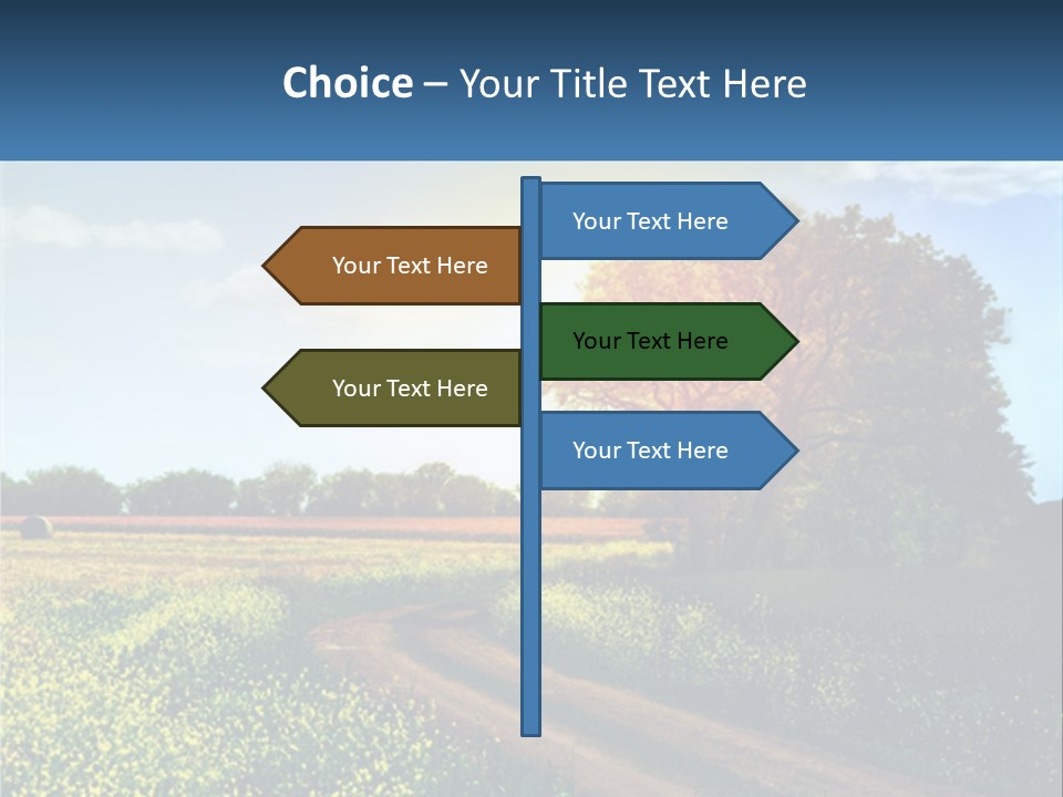 Scenics Sky Horizontal PowerPoint Template