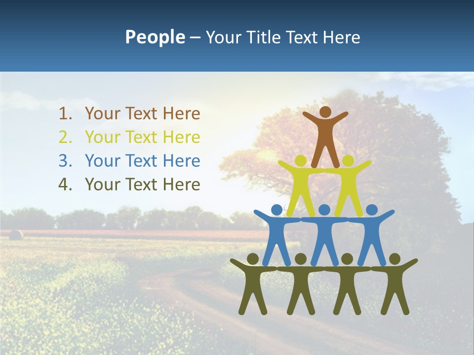 Scenics Sky Horizontal PowerPoint Template