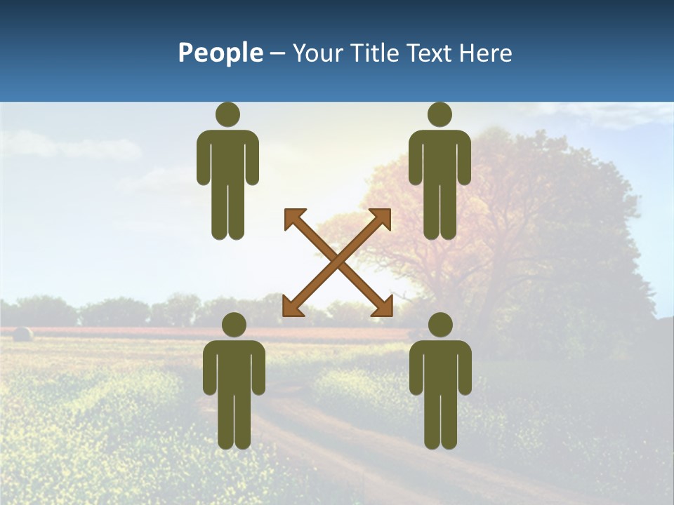 Scenics Sky Horizontal PowerPoint Template