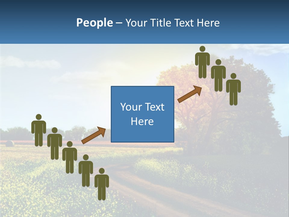Scenics Sky Horizontal PowerPoint Template