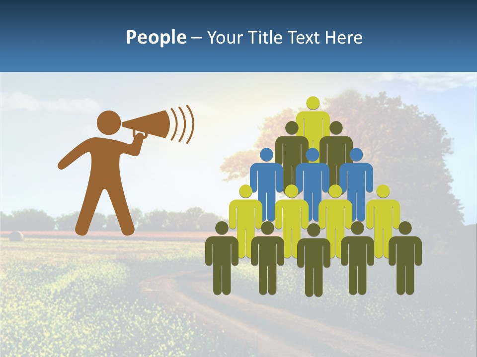 Scenics Sky Horizontal PowerPoint Template