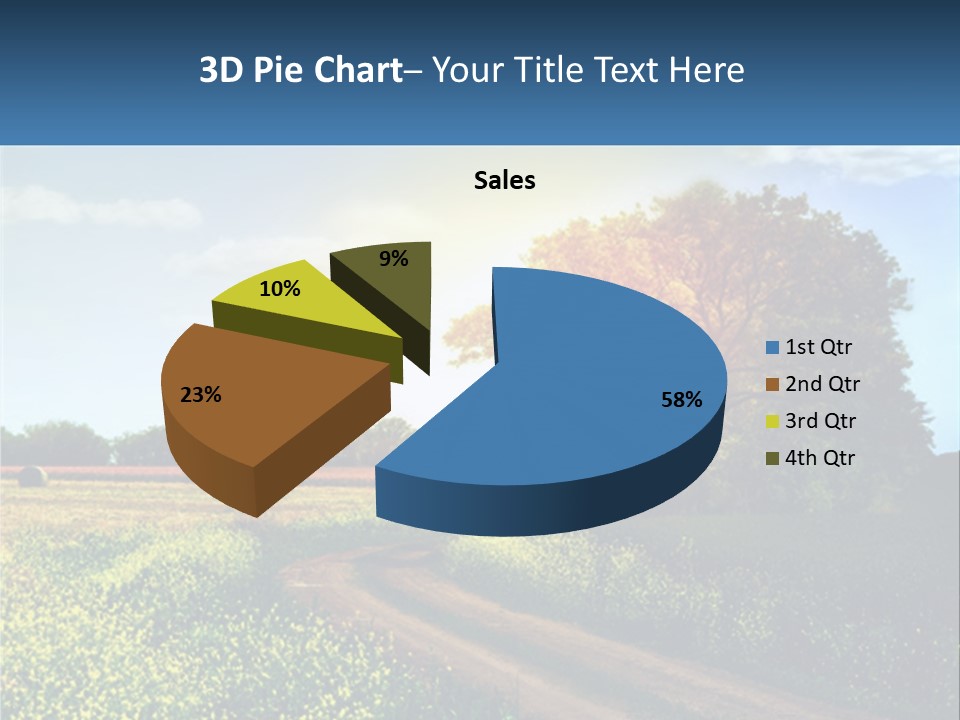 Scenics Sky Horizontal PowerPoint Template