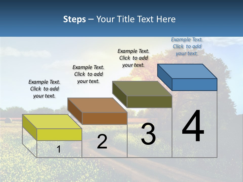 Scenics Sky Horizontal PowerPoint Template