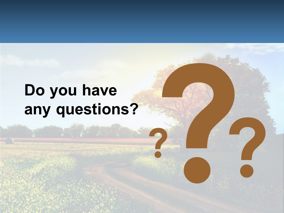 Scenics Sky Horizontal PowerPoint Template