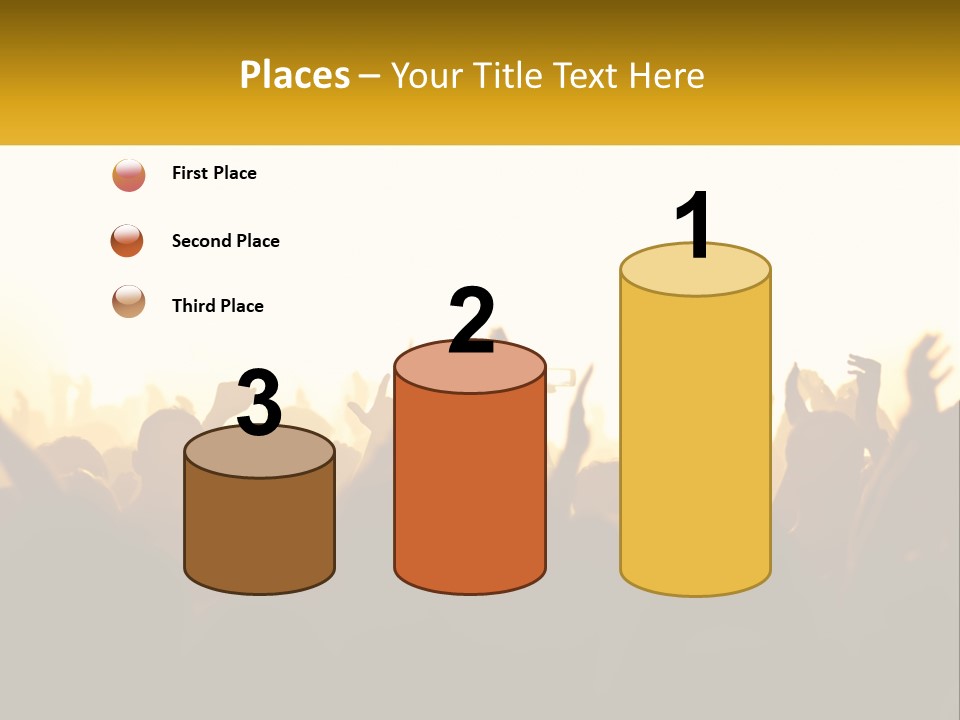 Applauding Stage Art PowerPoint Template