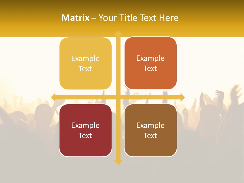 Applauding Stage Art PowerPoint Template