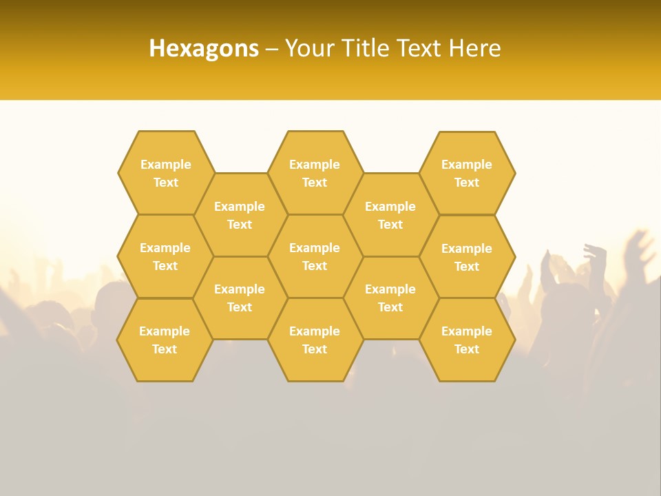 Applauding Stage Art PowerPoint Template