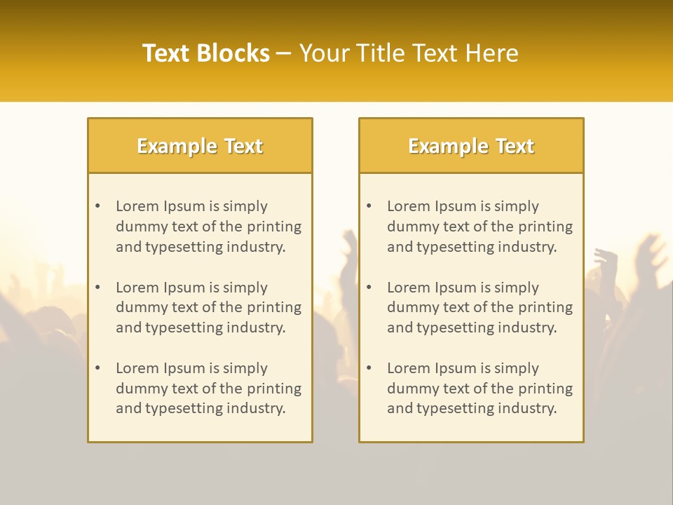 Applauding Stage Art PowerPoint Template