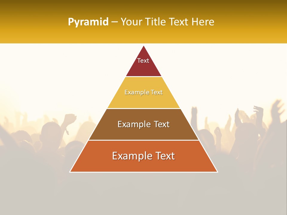 Applauding Stage Art PowerPoint Template