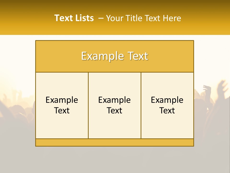 Applauding Stage Art PowerPoint Template