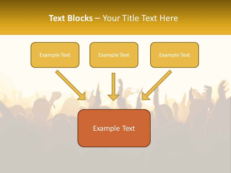 Applauding Stage Art PowerPoint Template