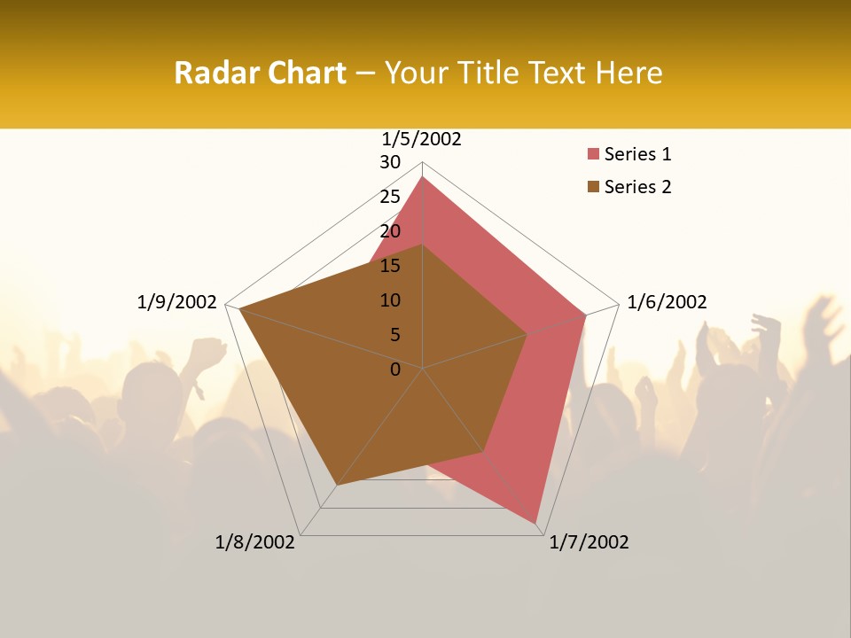 Applauding Stage Art PowerPoint Template