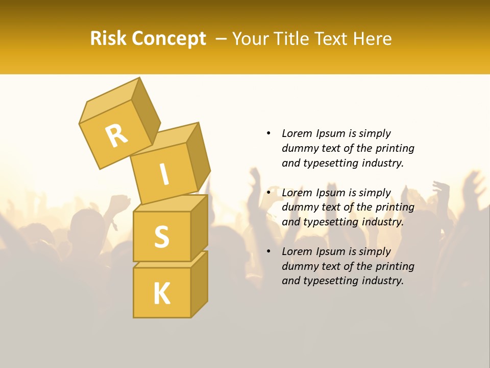 Applauding Stage Art PowerPoint Template