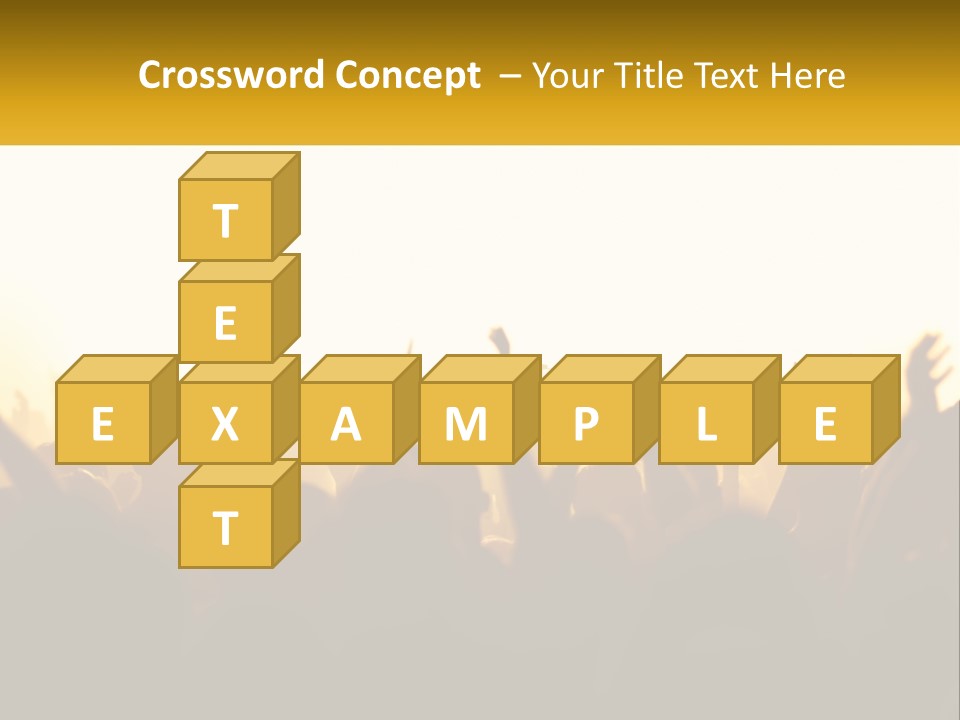 Applauding Stage Art PowerPoint Template