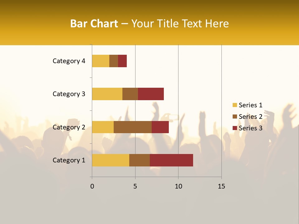 Applauding Stage Art PowerPoint Template