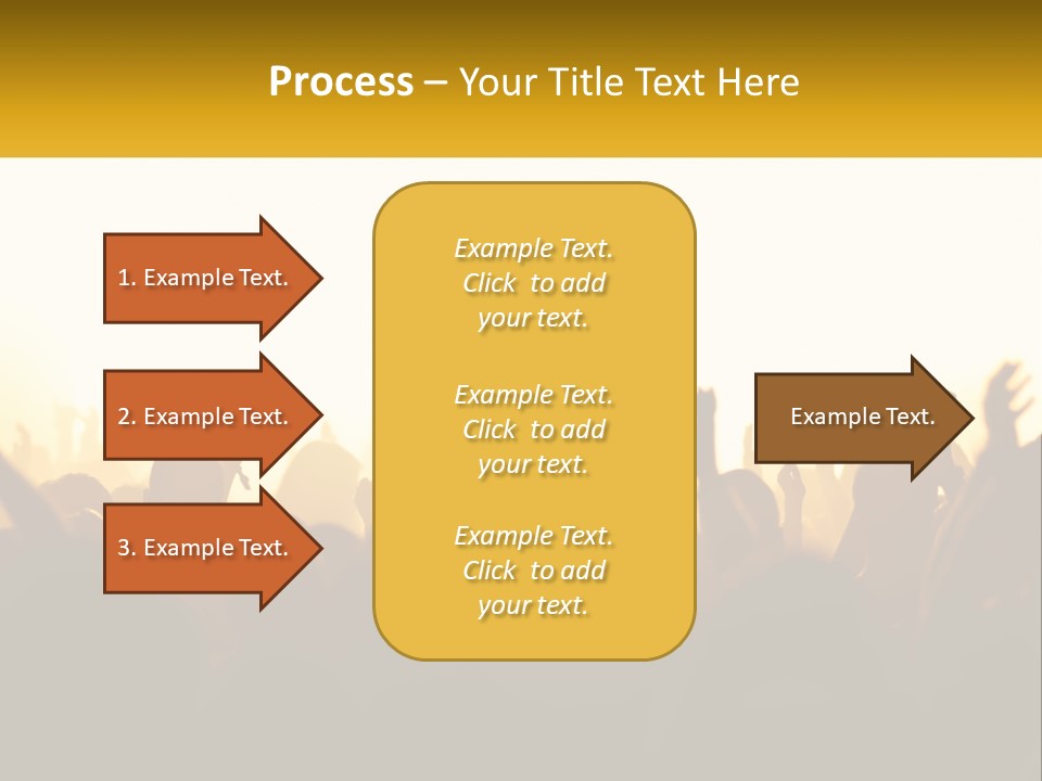 Applauding Stage Art PowerPoint Template