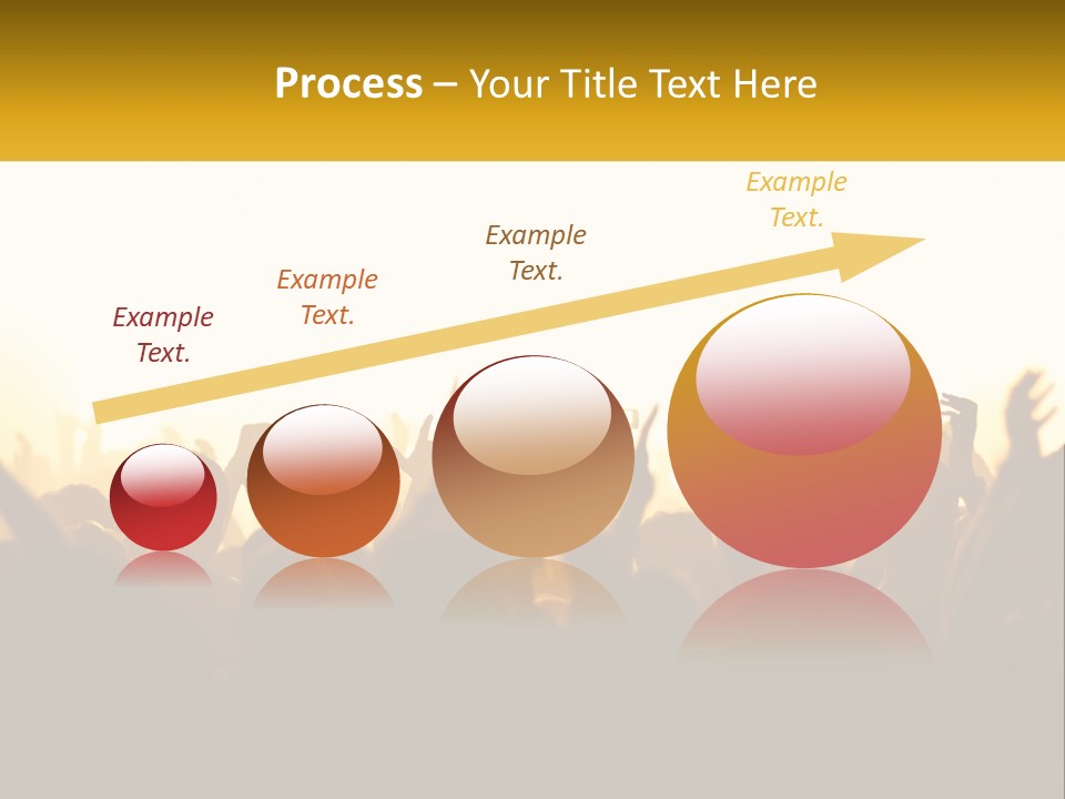 Applauding Stage Art PowerPoint Template