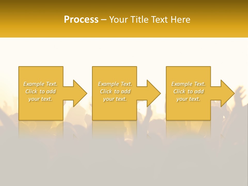 Applauding Stage Art PowerPoint Template