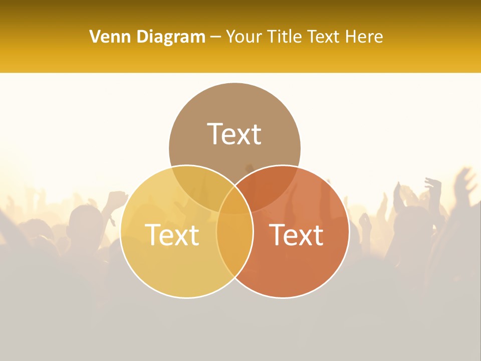 Applauding Stage Art PowerPoint Template