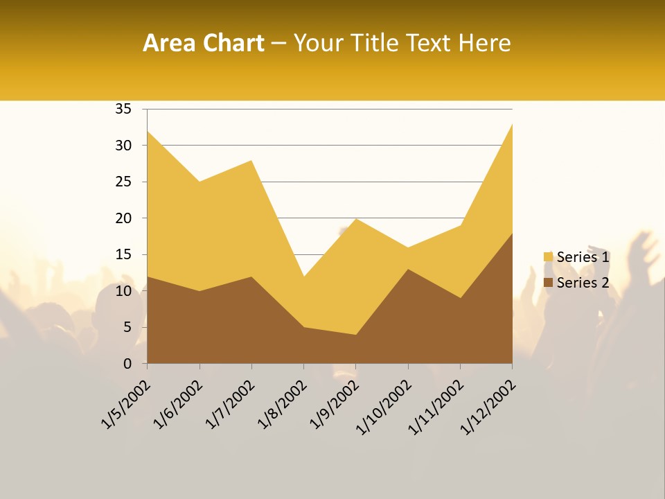 Applauding Stage Art PowerPoint Template