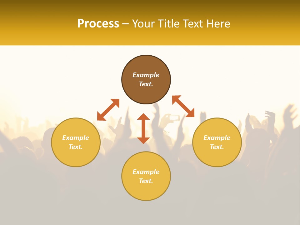 Applauding Stage Art PowerPoint Template