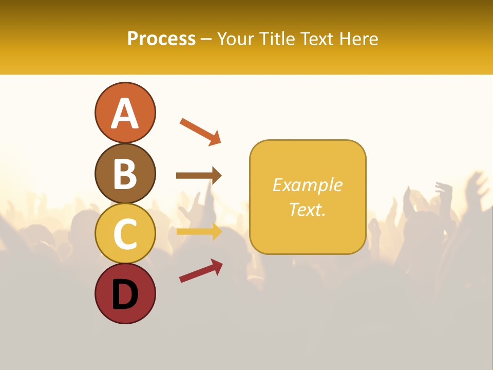 Applauding Stage Art PowerPoint Template