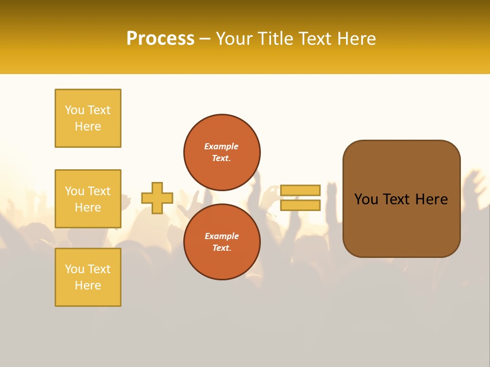 Applauding Stage Art PowerPoint Template