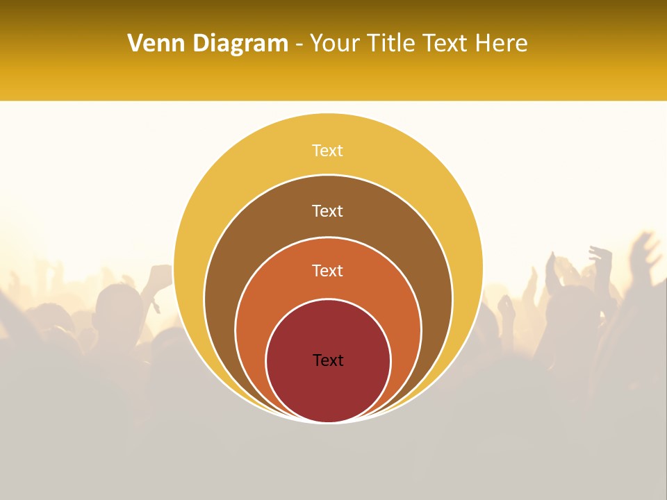 Applauding Stage Art PowerPoint Template