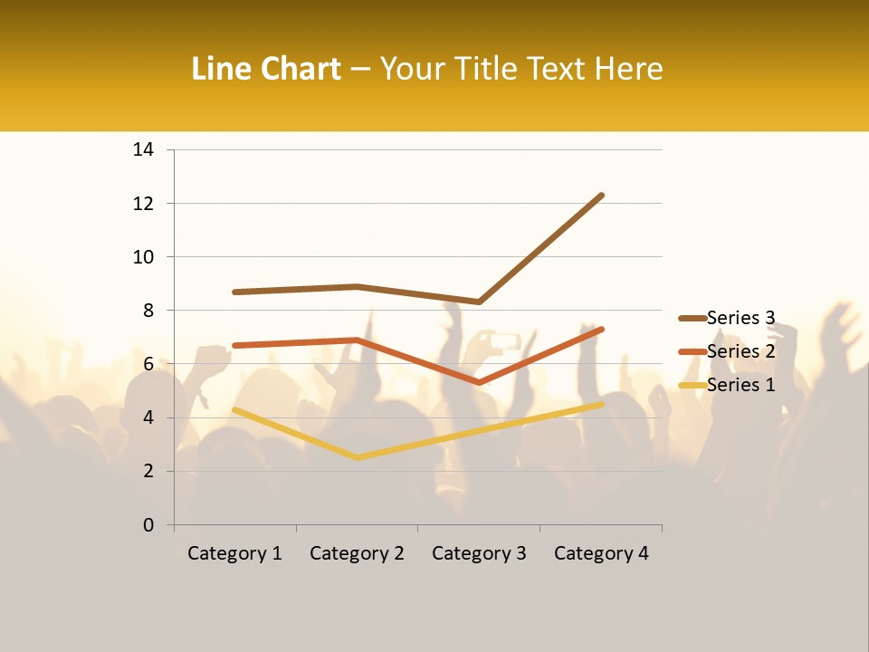 Applauding Stage Art PowerPoint Template