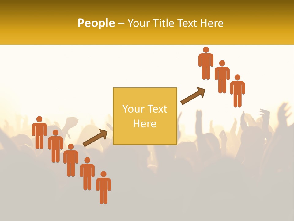 Applauding Stage Art PowerPoint Template