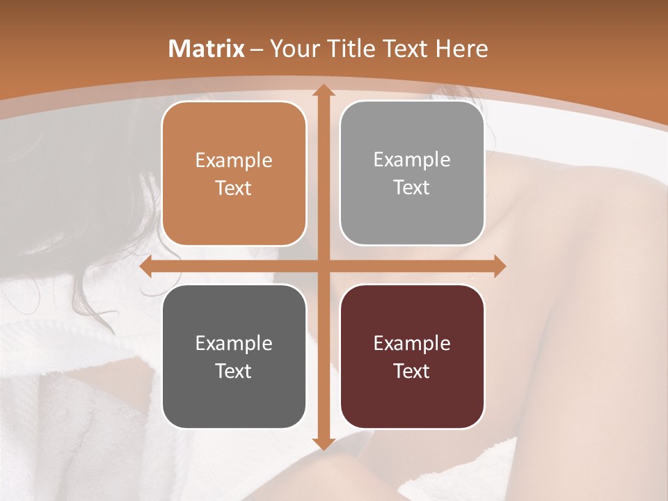 Calm One Brunette PowerPoint Template