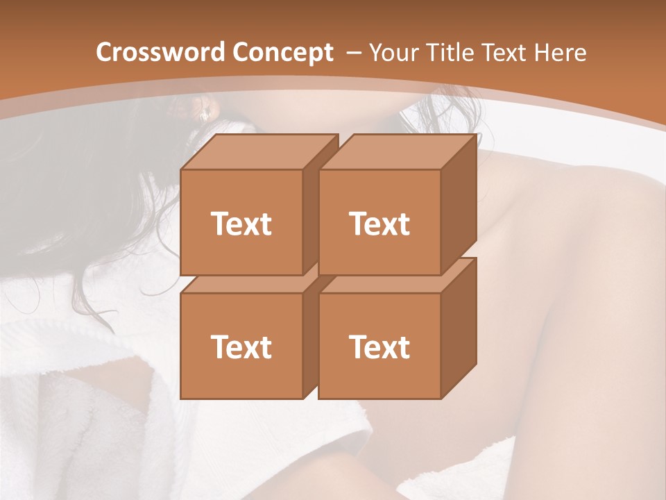 Calm One Brunette PowerPoint Template