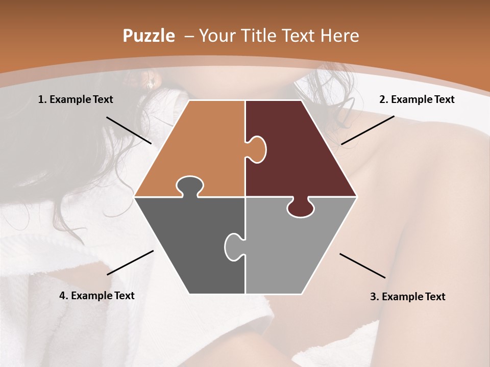 Calm One Brunette PowerPoint Template