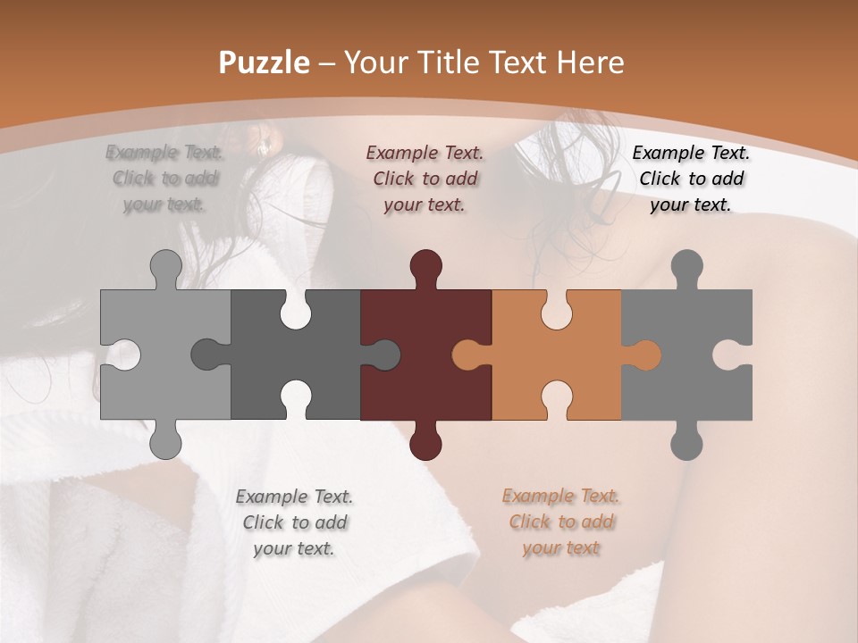 Calm One Brunette PowerPoint Template