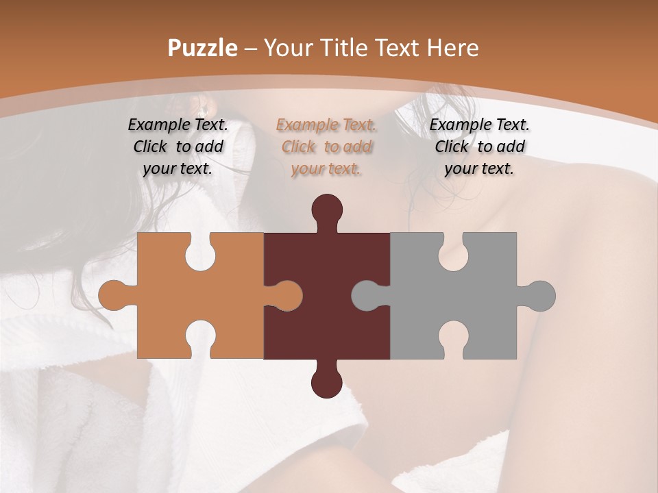 Calm One Brunette PowerPoint Template