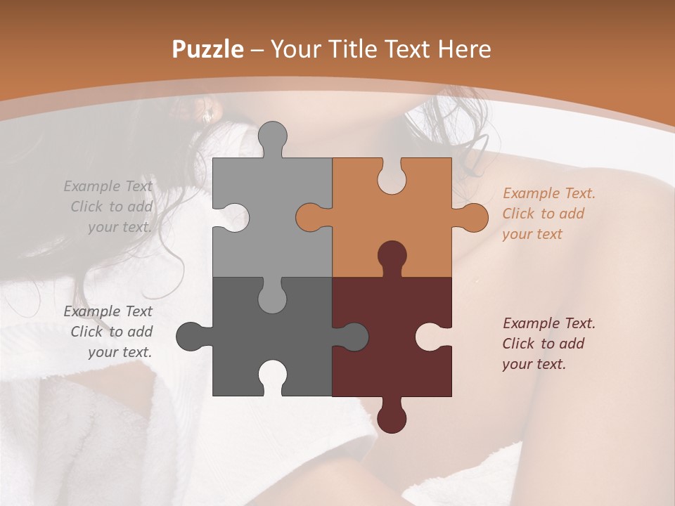 Calm One Brunette PowerPoint Template