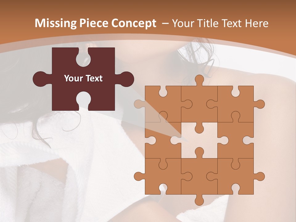 Calm One Brunette PowerPoint Template