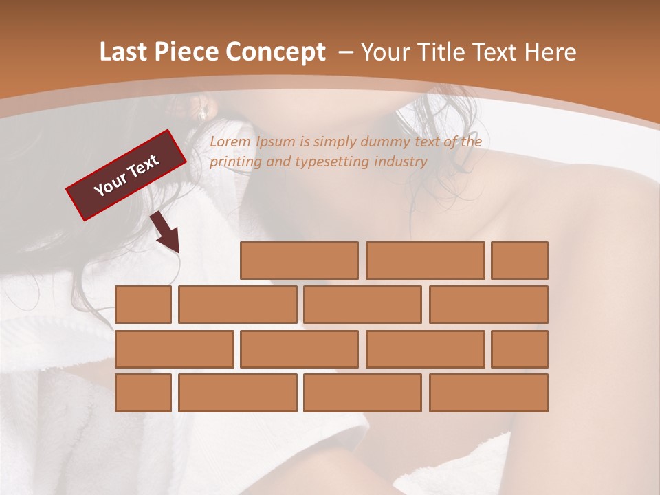 Calm One Brunette PowerPoint Template