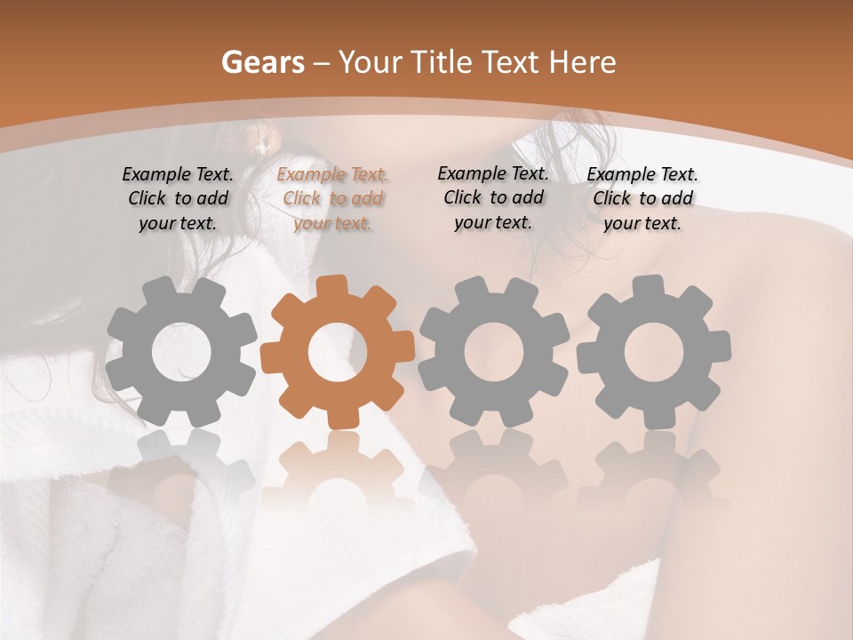 Calm One Brunette PowerPoint Template