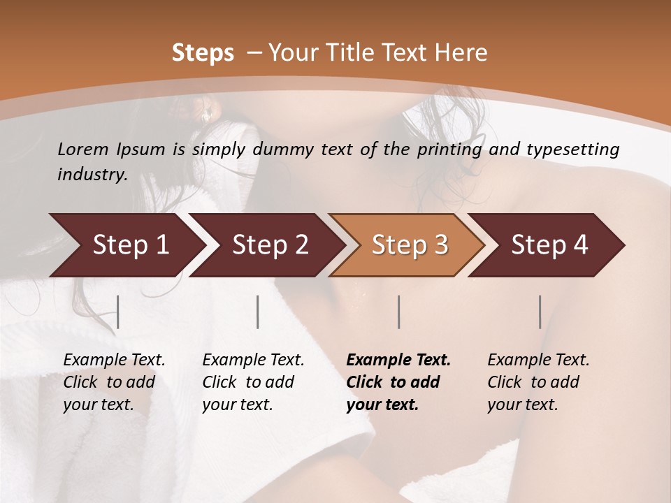 Calm One Brunette PowerPoint Template