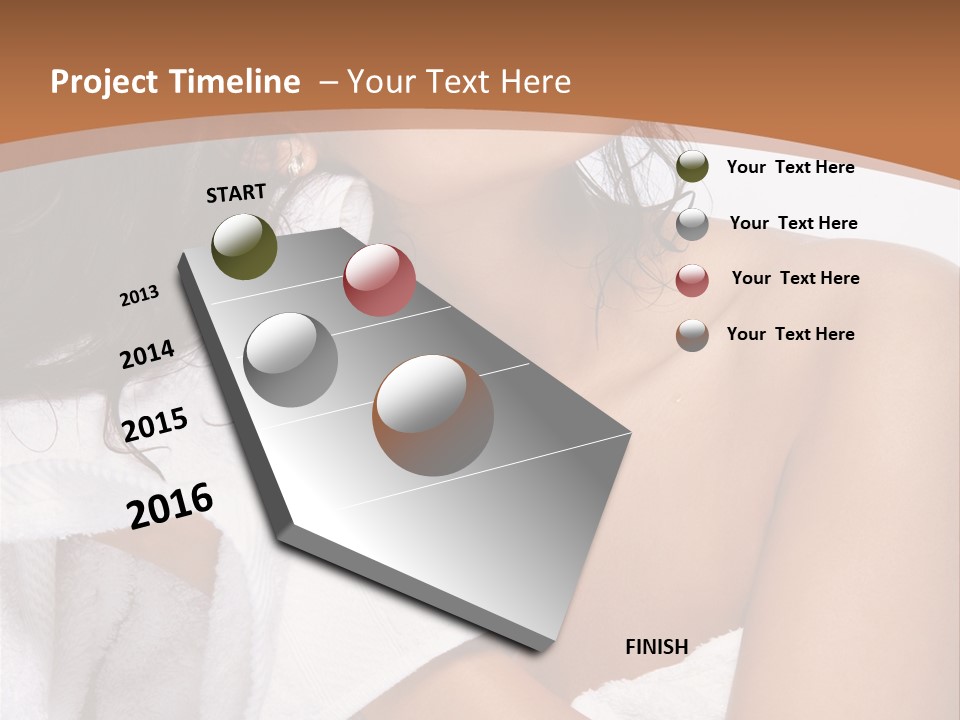 Calm One Brunette PowerPoint Template