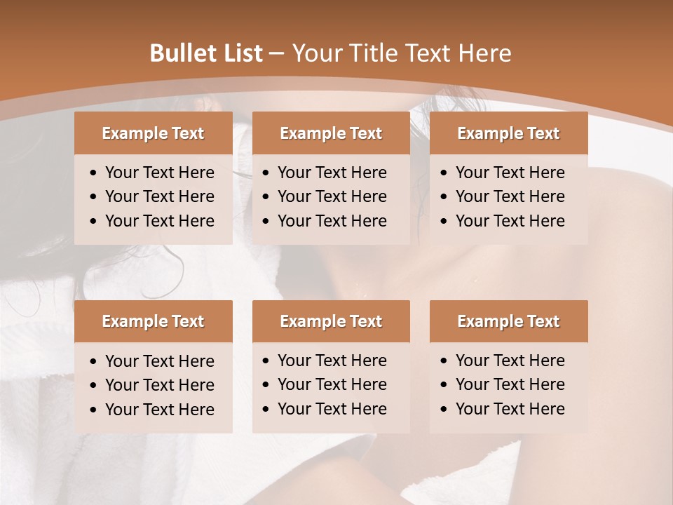 Calm One Brunette PowerPoint Template