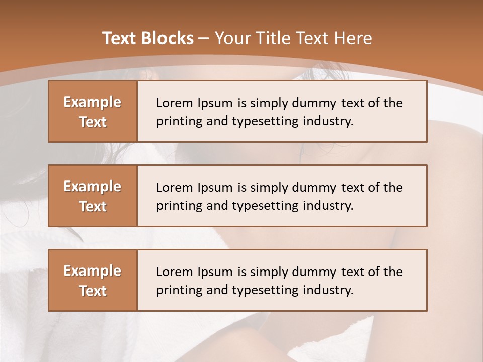 Calm One Brunette PowerPoint Template