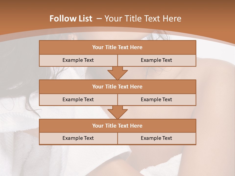 Calm One Brunette PowerPoint Template