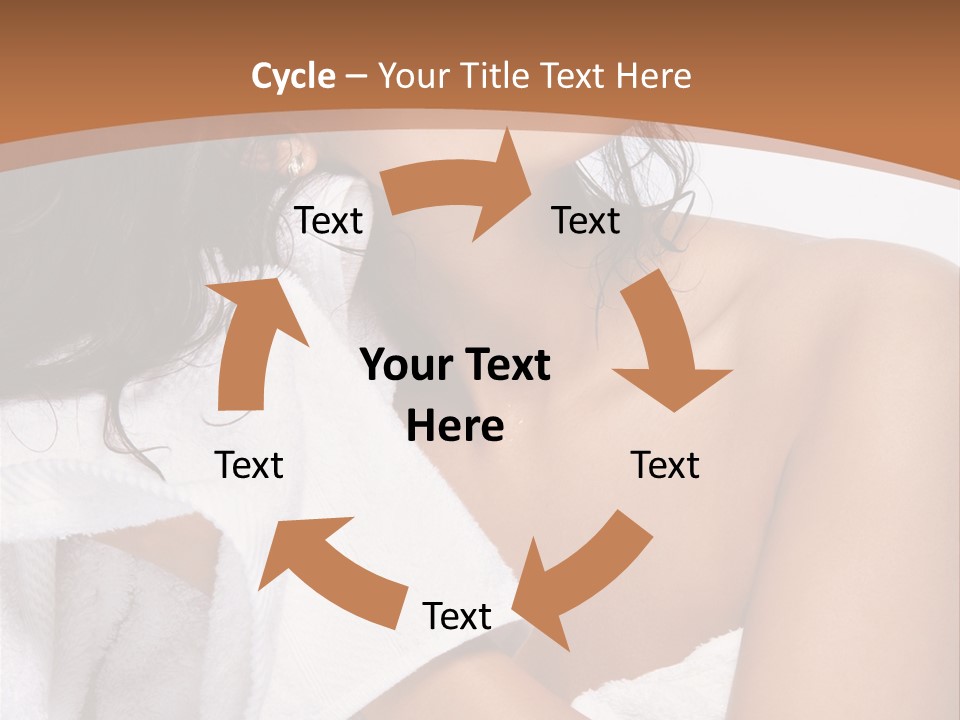 Calm One Brunette PowerPoint Template