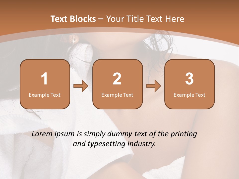 Calm One Brunette PowerPoint Template