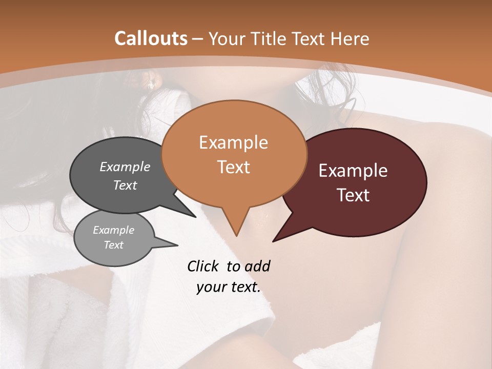 Calm One Brunette PowerPoint Template