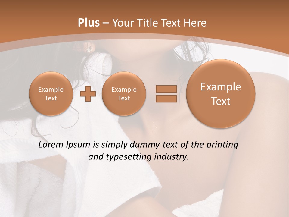 Calm One Brunette PowerPoint Template