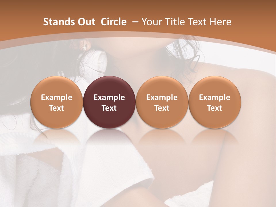 Calm One Brunette PowerPoint Template